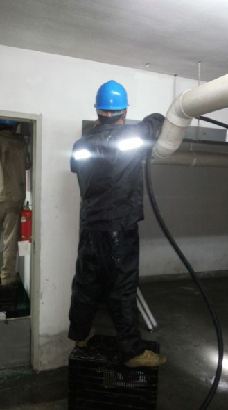 2014年7月6日明珠城低压电缆抢修
